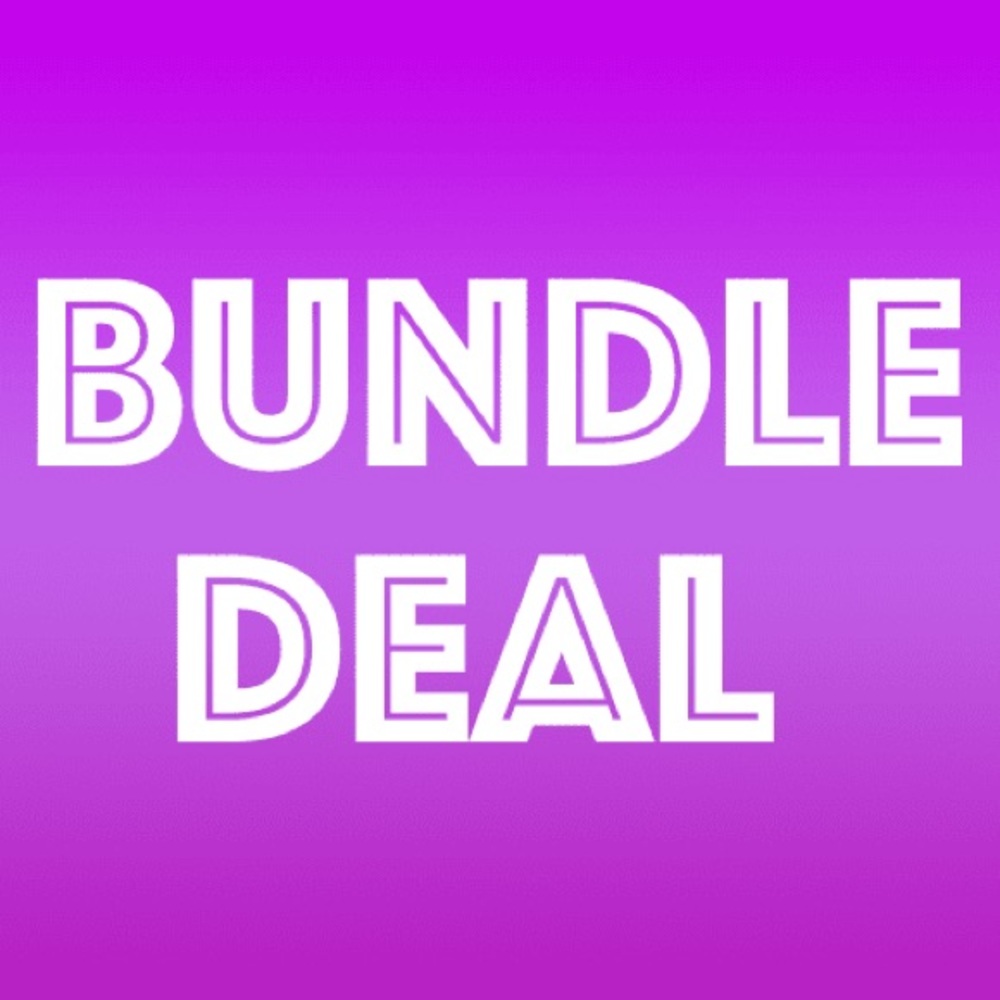 BUNDLE 2 ITEMS FOR A 10% DISCOUNT or 3 FOR 20%